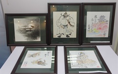 Giao lưu nghệ thuật giữa các nghệ sĩ dự án Sumi Art với trường Đại học Sư phạm Nghệ thuật Trung ương